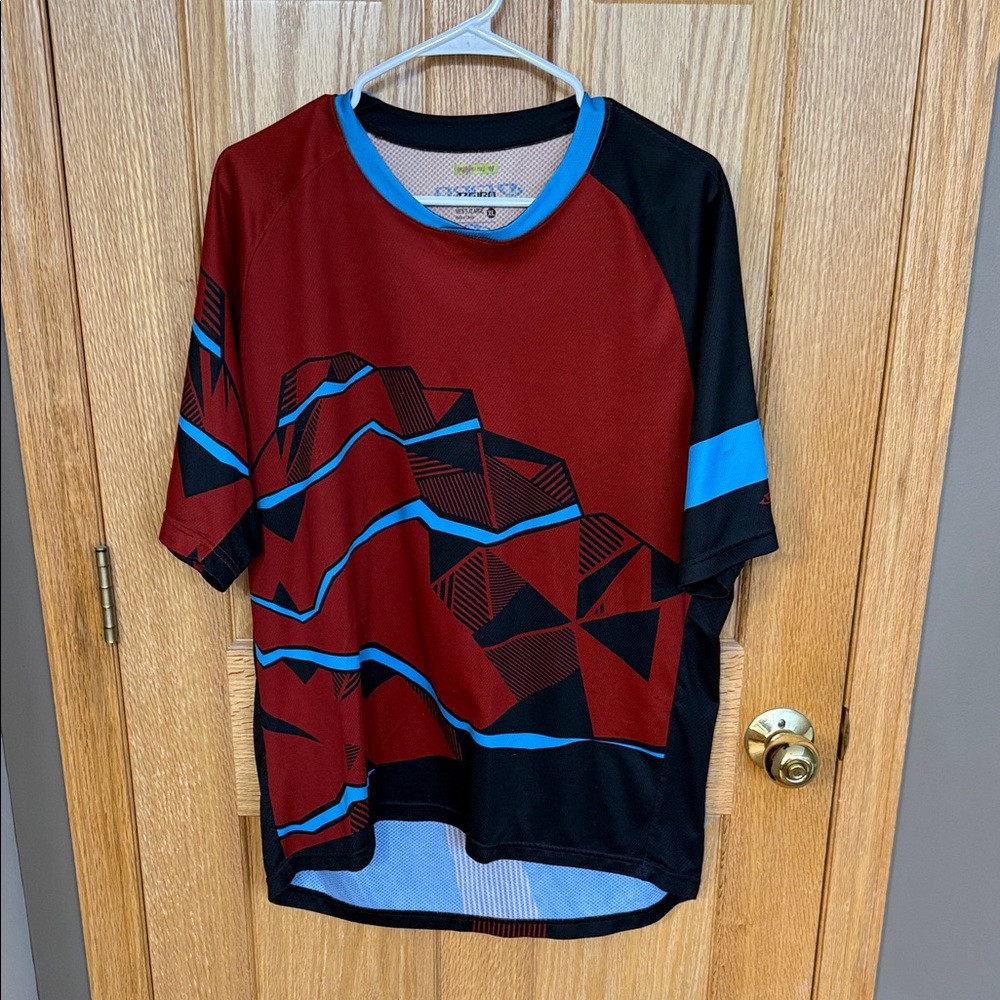 Giro Red Raven Red and Black Cycling Jersey
